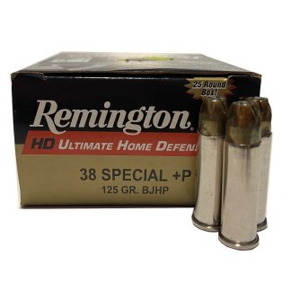 Balas Remington Ultimate Defense Cal 38 SPL 125 grains x 25