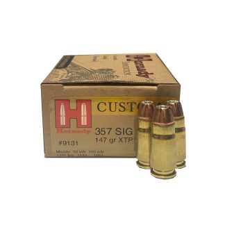 Balas Hornady Cal 357 SIG 147 grains x 20