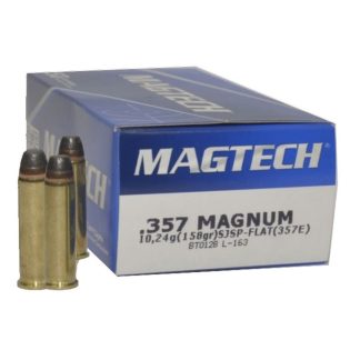 Balas Magtech Cal 357 Magnum 158 grains Punta Sólida x 50
