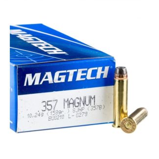 Balas Magtech Cal 357 Magnum 158 grains Punta Hueca x 50