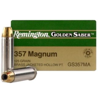 Balas Remington Golden Saber Calibre 357 Magnum x 25