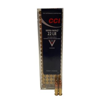 Balas CCI Cal 22 LR Mini Mag Punta Sólida x 100