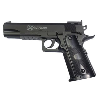 Pistola Aire Comprimido X-action Black 1911 + Balines + Co2