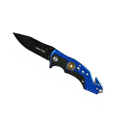 Cortapluma de Rescate Cold Steel Mango Azul