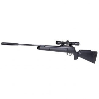 Rifle Aire Comprimido 5.5 Potenciado Táctico + Mira +balines