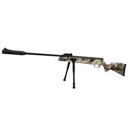 Rifle Aire Comprimido Nux SR1000 Elite Camo Nitro Pistón con Bípode