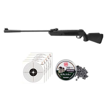 Rifle Aire Comprimido Nux LB600 + Balines y Blancos Gratis