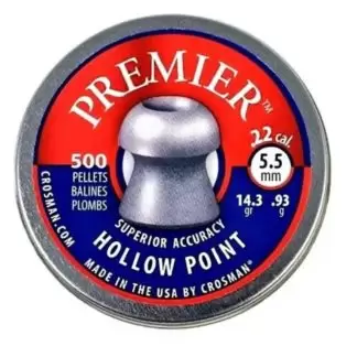 Balines Crosman Premier Hollow Point 5.5 mm x 250