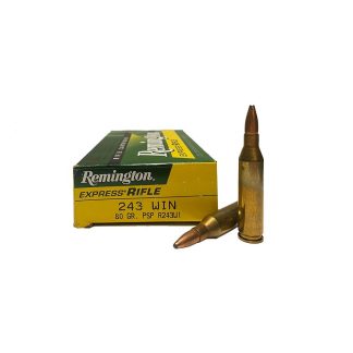Balas 243 Remington Core Lokt 80 Gr x 20