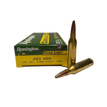 Balas Remington Core Lokt Cal 243 100 gr x 20