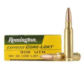 Balas Remington Core Lokt Cal 308 180 Gr x 20