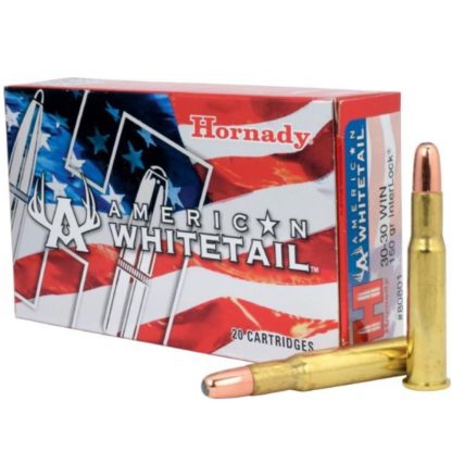 Balas Hornady American Whitetail Cal 30-30 150 Gr x 20