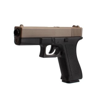 Pistola Airsoft Vigor V307 Réplica Glock Resorte Dos Tonos