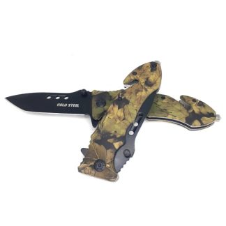 Cortapluma Cold Steel de Rescate Camuflada