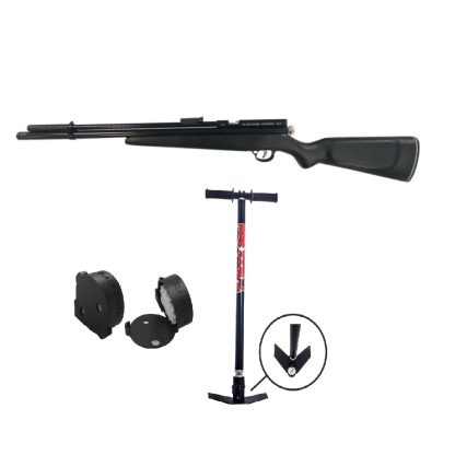 Rifle PCP Black Steel Pantera Cal 5.5 mm + Inflador Black Steel Everfill M4500