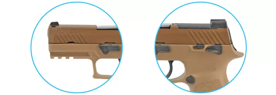 corredera pistola sig sauer 9320 m18