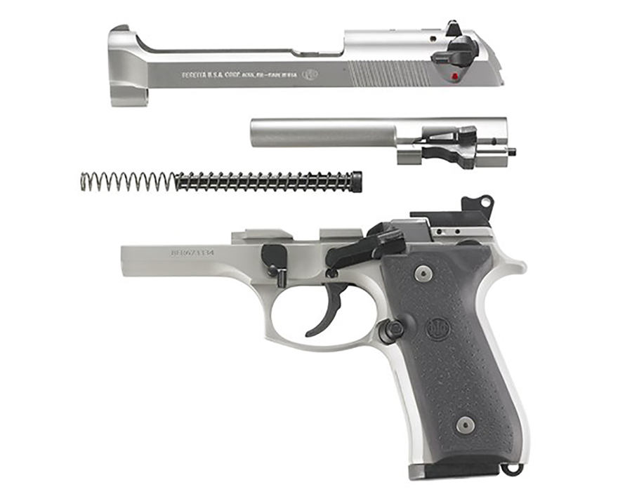 medidas pistola beretta 92 fs inox calibre 9 milimetros