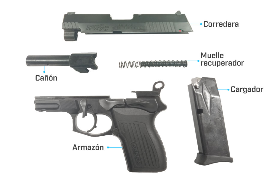 despiece bersa tpr 9 compacta arena 9 milimetros