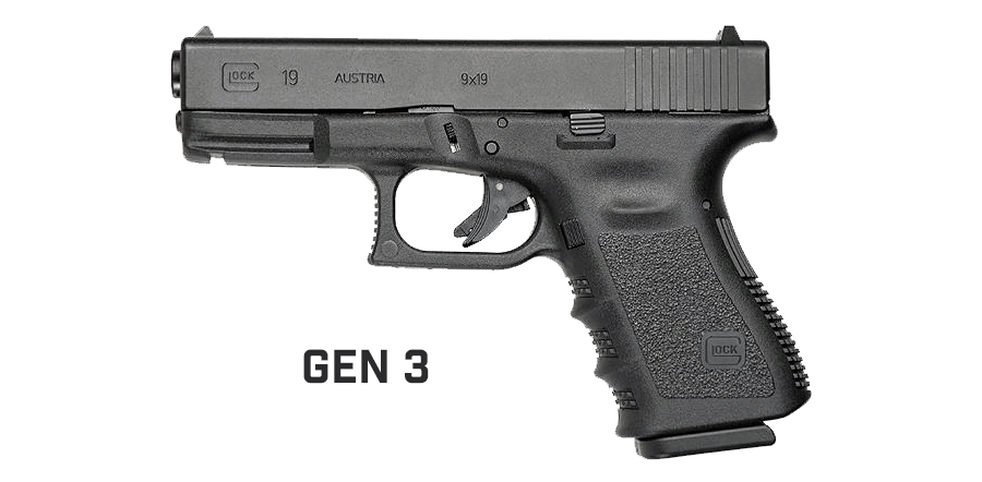 diferencias entre pistola glock gen3 gen4 gen5