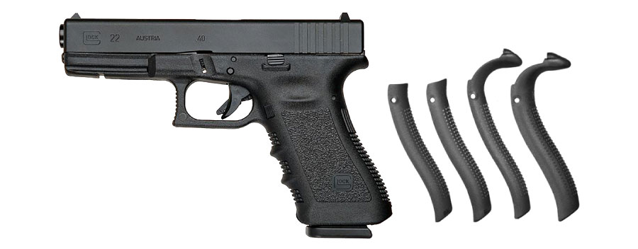 pistola glock 22 gen4 con back strap