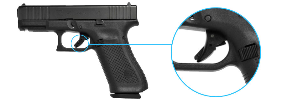 seguro de gatillo pistola glock 45 generacion 5